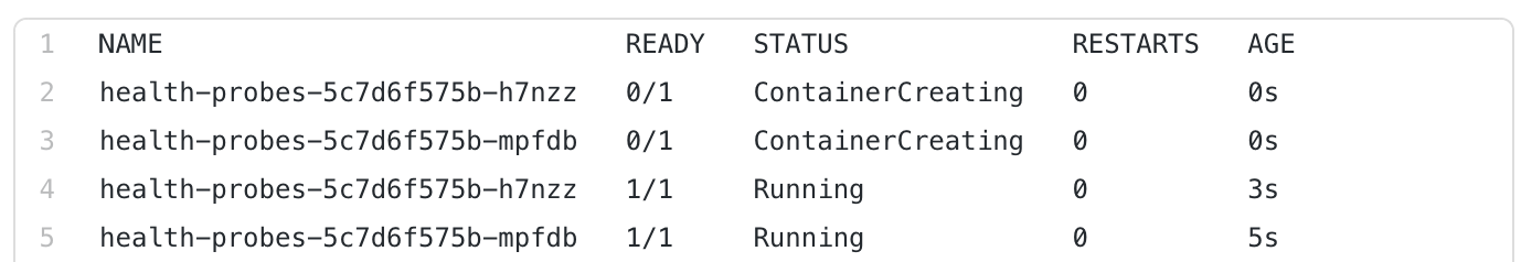 Triple kubernetes probes 4